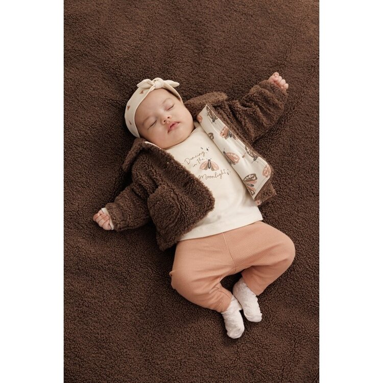 Feetje Legging rib Dancing - Terra Pink