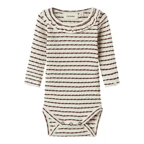 Lil'Atelier Baby Sophia ls slim body - Hot chocolate