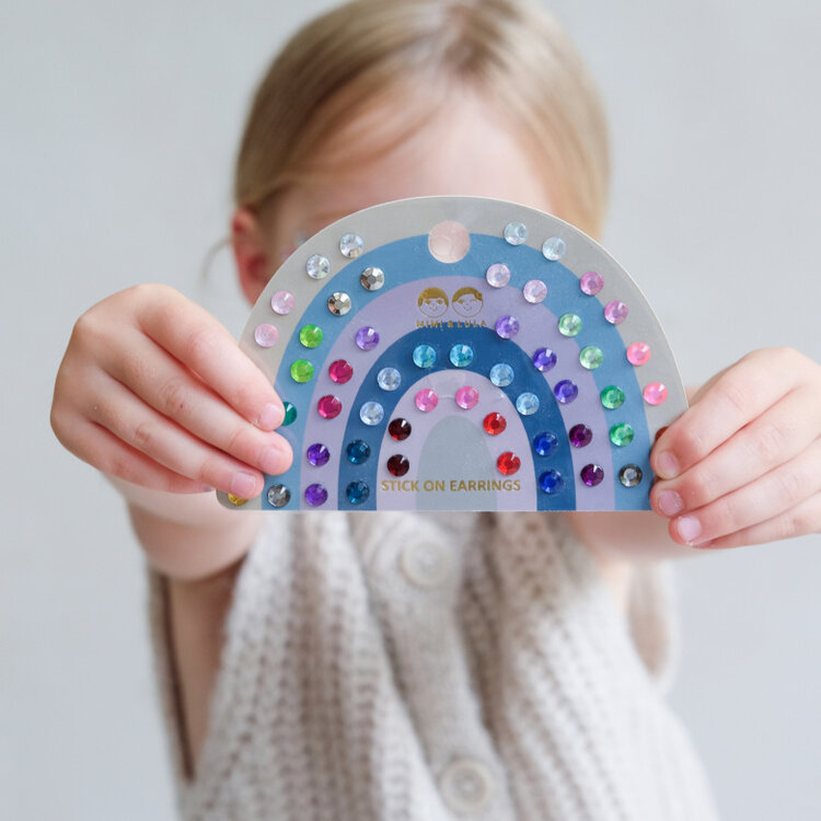 MIMI&LULA Bright Gem Stick on Earrings