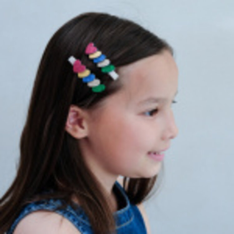 MIMI&LULA Jazzy Layered Heart Clips