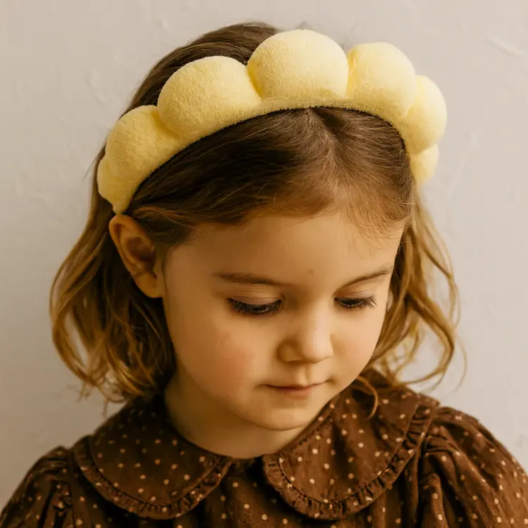 LAV kids Bubble Headband Lemon