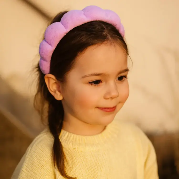 LAV kids Bubble Headband Lavender