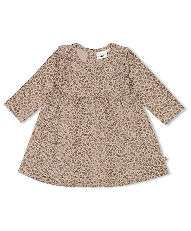 Feetje Jurk Better Together - Taupe Melange
