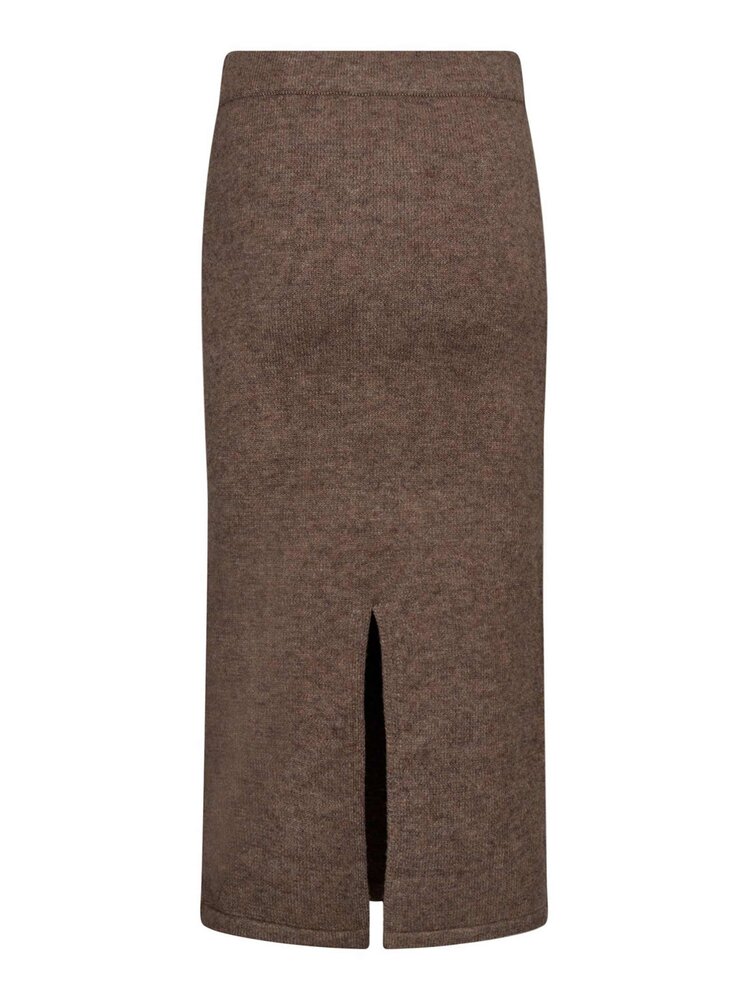 Co'Couture Row Slit Skirt - Walnut
