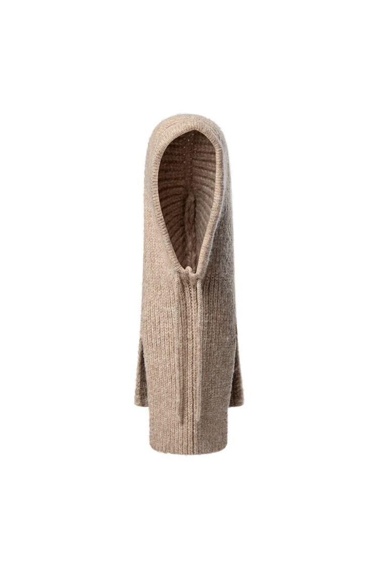Co'Couture Hailey Balaclava Knit - Walnut