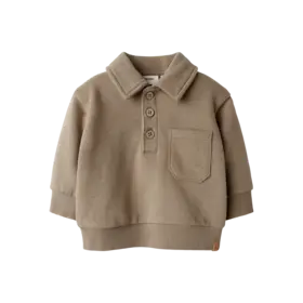 Lil'Atelier Baby London Roa Loose Sweat - Sepia Tint