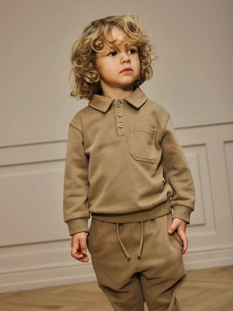 Lil'Atelier London Roa LS Loose Sweat- Sepia Tint