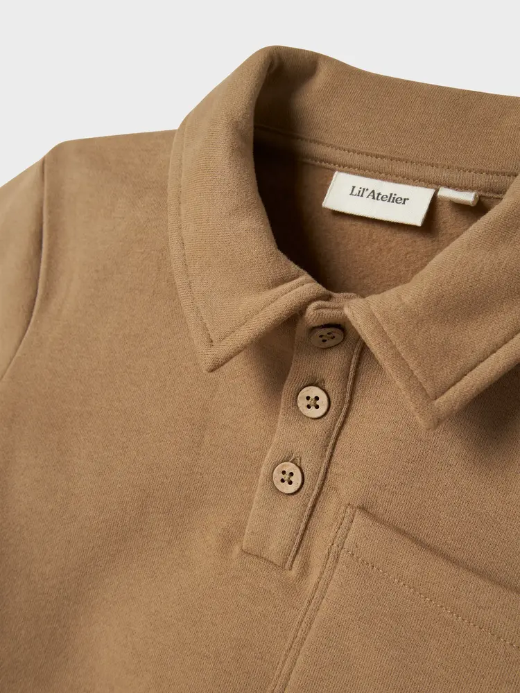 Lil'Atelier London Roa LS Loose Sweat- Sepia Tint