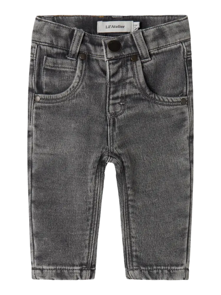Lil'Atelier Baby Nadie Jeans - Medium Grey Denim