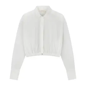 Charlie Petite Odile Blouse - White