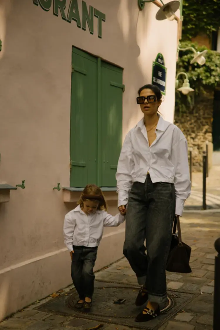 Charlie Petite Odile Blouse - White