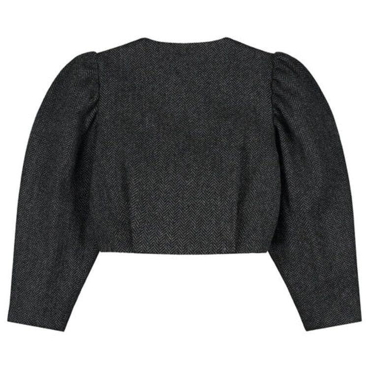 Charlie Petite Mini Odie Blazer - Black/Grey