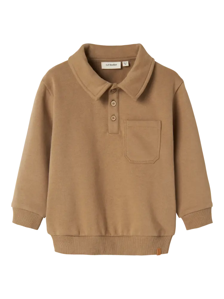 Lil'Atelier London Roa LS Loose Sweat- Sepia Tint