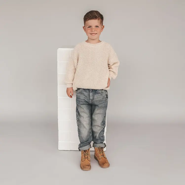 YourWishes Worker jeans - 733 Tined mid blue