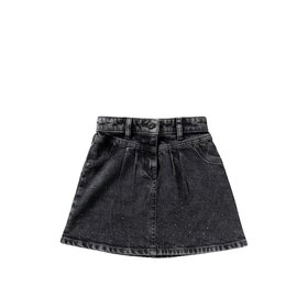 YourWishes Stretch Denim glitter skirt - 922 acid grey