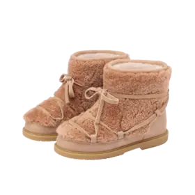 Donsje Amsterdam Cassia Boots - Beige Curly Sheep Wool