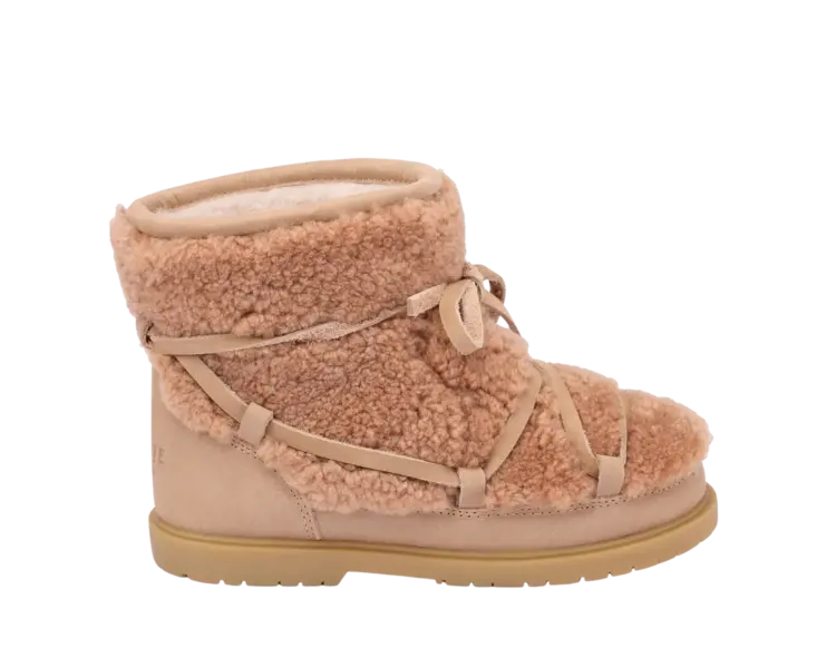 Donsje Amsterdam Cassia Boots - Beige Curly Sheep Wool