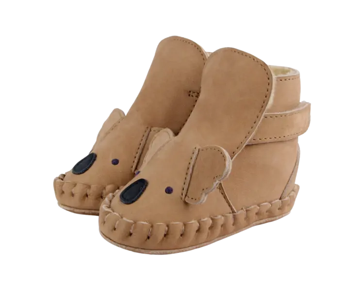 Donsje Amsterdam Kapi Classic Booties  Koala - Truffle Nubuck