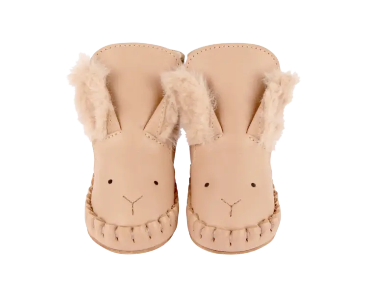 Donsje Amsterdam Kapi Exclusive Booties Fluffy Bunny - Light Rust