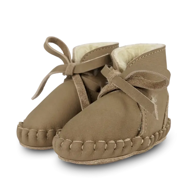 Donsje Amsterdam Pina Classic Booties - Hazelnut Nubuck