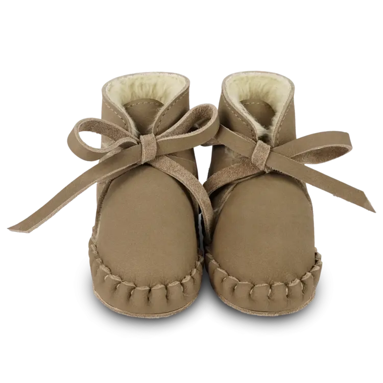 Donsje Amsterdam Pina Classic Booties - Hazelnut Nubuck