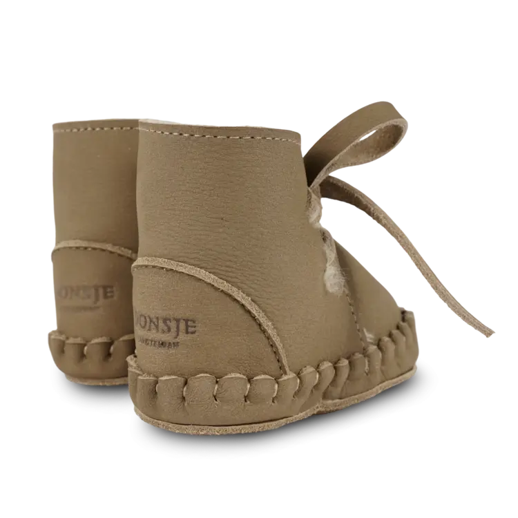 Donsje Amsterdam Pina Classic Booties - Hazelnut Nubuck