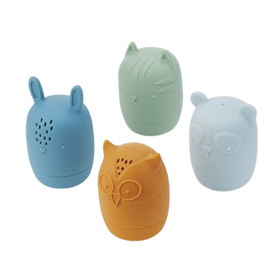 Tickit Tickit Silisoft Dierlijke Waterspuiters 4-pack - Neutrale kleuren