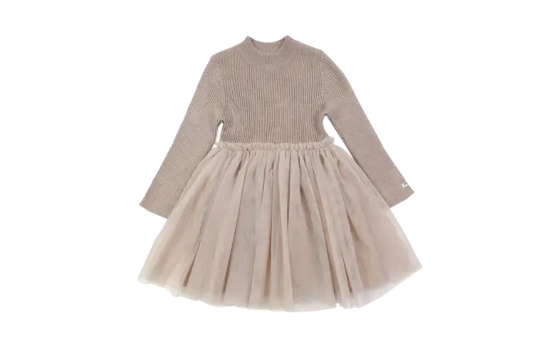 Donsje Amsterdam Lotus Dress - Rose Grey