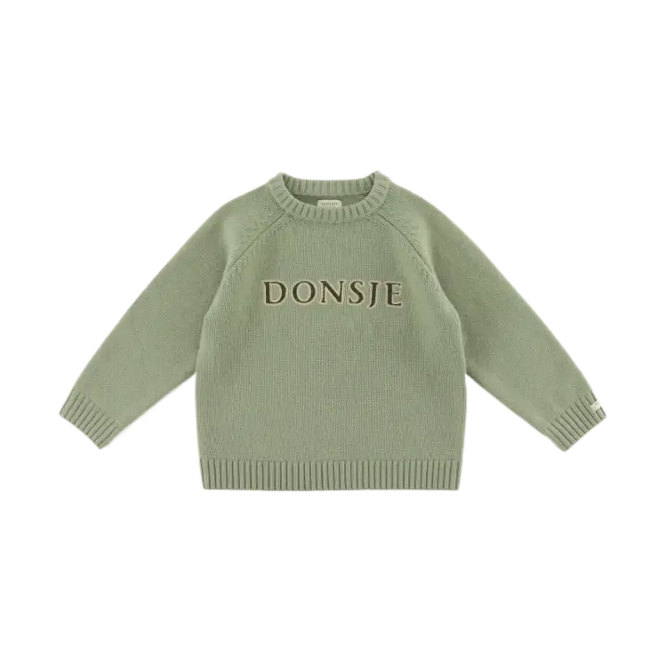 Donsje Amsterdam Fionn Merino Wool Sweater - Desert Green