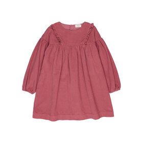 Búho Soft Velours Dress - Blush