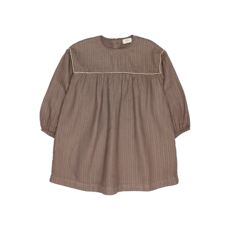 Búho Lurex Dress - Taupe