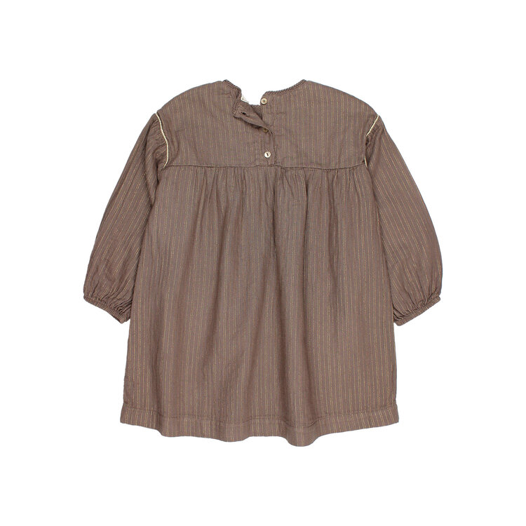 Búho Lurex Dress - Taupe