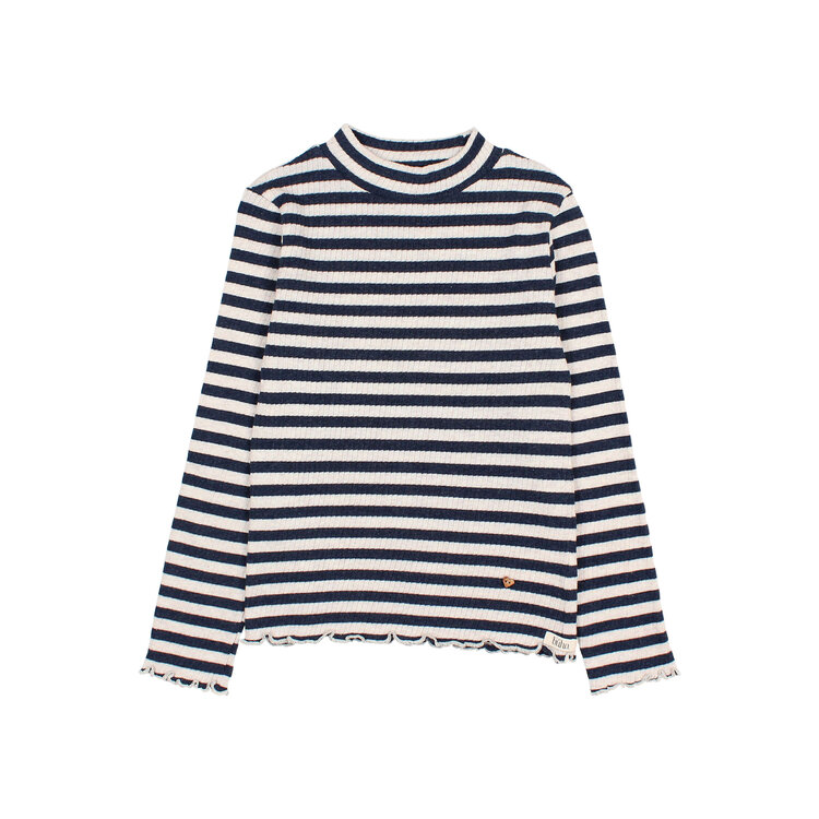 Búho Fancy Stripes T-Shirt - Navy