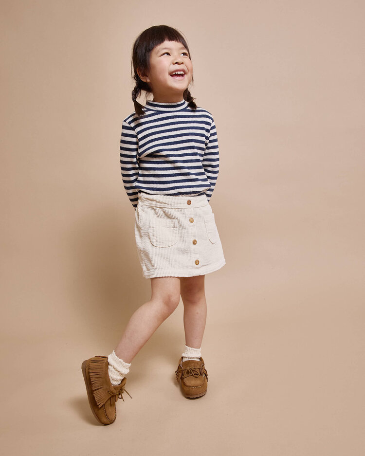 Búho Fancy Stripes T-Shirt - Navy