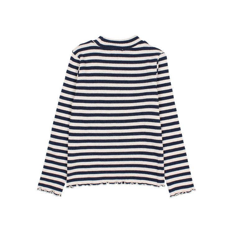 Búho Fancy Stripes T-Shirt - Navy