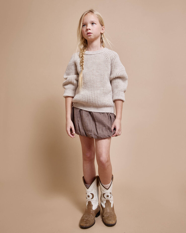 Búho Soft Knit Jumper - Natural