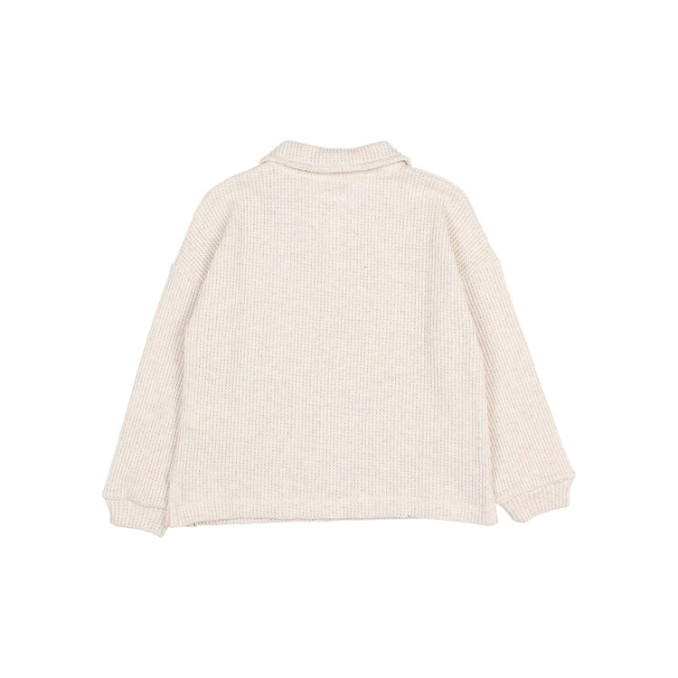 Búho Waffle Polo - Ivory