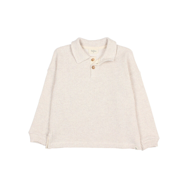 Búho Waffle Polo - Ivory