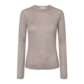 esmé studios Ellia LS Top - Brownie Melange