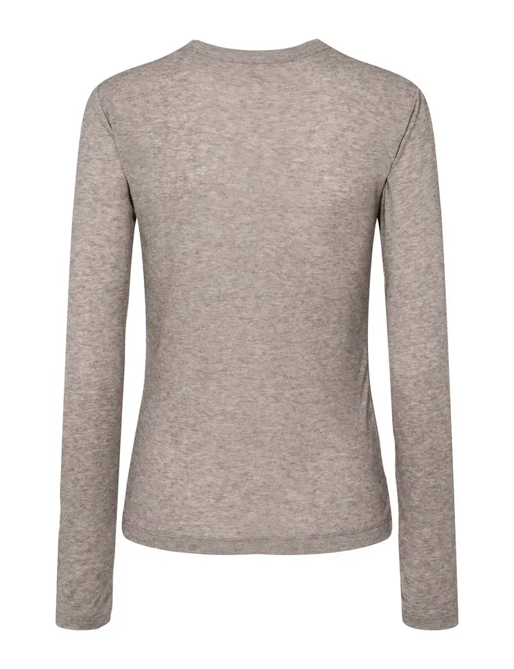 esmé studios Ellia LS Top - Brownie Melange