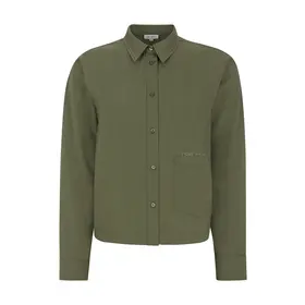 esmé studios Amira Cropped Shirt - Winter Moss