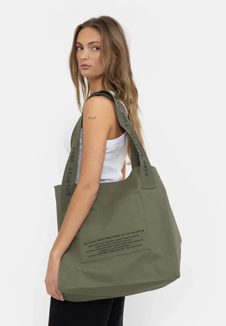 esmé studios Alana Bag - Dusky Green
