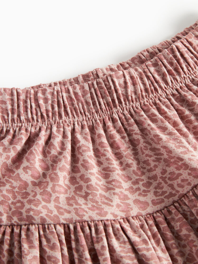 MarMar Leo Sylvia leopard skirt - Rose dust leo