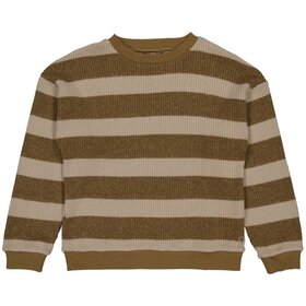 LEVV Sweater Vesper - AOP Sand Stripe
