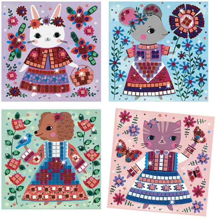 Djeco Mozaïek - Schattige Huisdieren