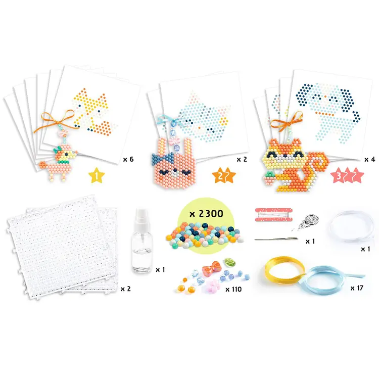 Djeco Waterkralen Aqua Box - Harige vrienden