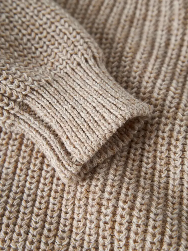 Lil'Atelier Baby Rokko LS Knit - Oxford Tan