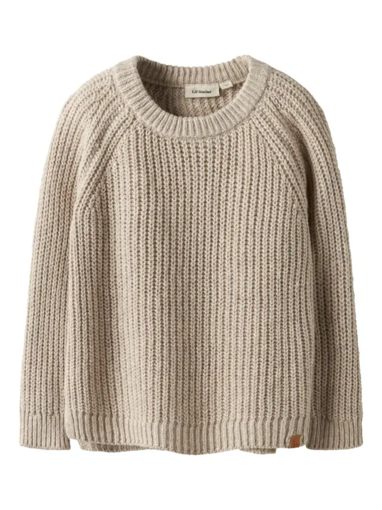 Lil'Atelier Rumba Loose Knit - Oxford Tan