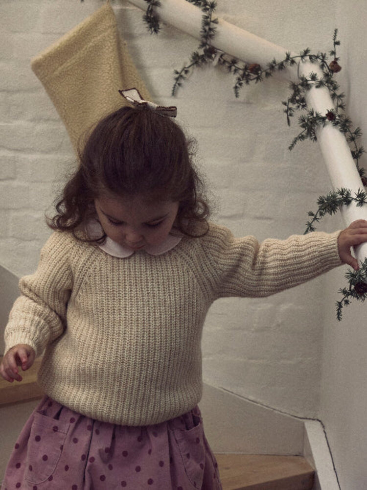 Lil'Atelier Rumba Loose Knit - Oxford Tan