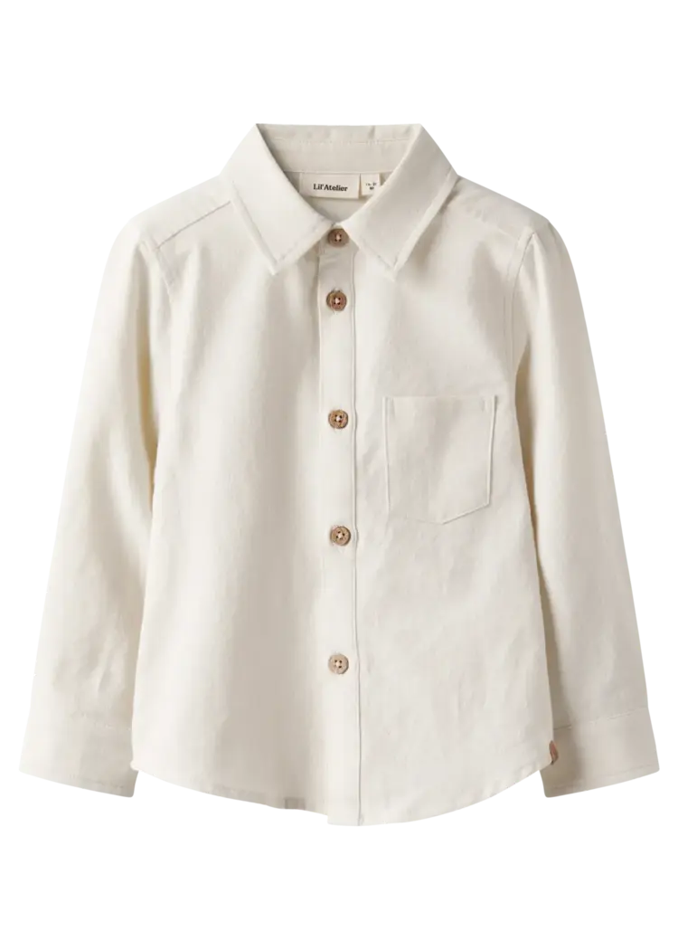 Lil'Atelier Hadam Ls Shirt - Turtledove